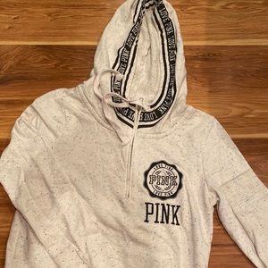 Victoria’s Secret pink fleece half zip